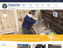 Tablet Screenshot of chestertonprimary.org